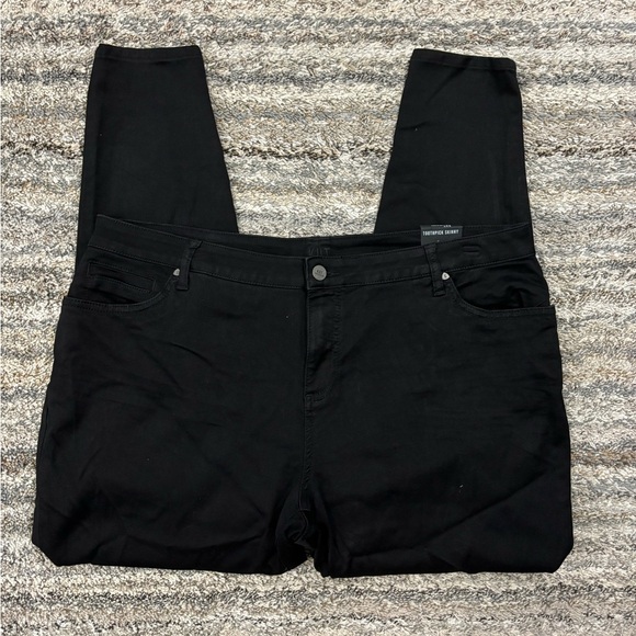 KUT From The Kloth Toothpick Skinny Jeans Sz 20W NWT | KUT Black Skinny Jeans - - Picture 1 of 13